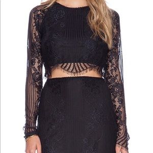 For Love and Lemons Lolo Crop Top